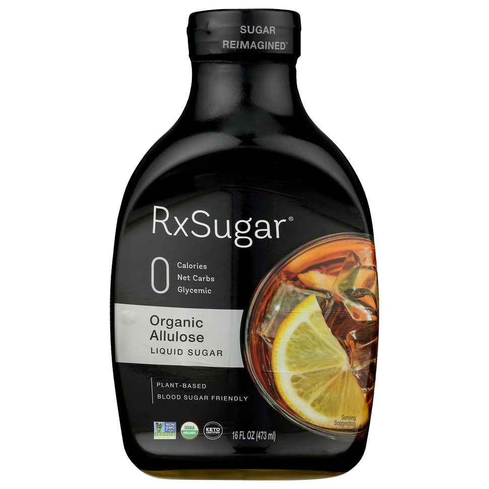 RxSugar® Organic Allulose Liquid Sugar 16 fl oz