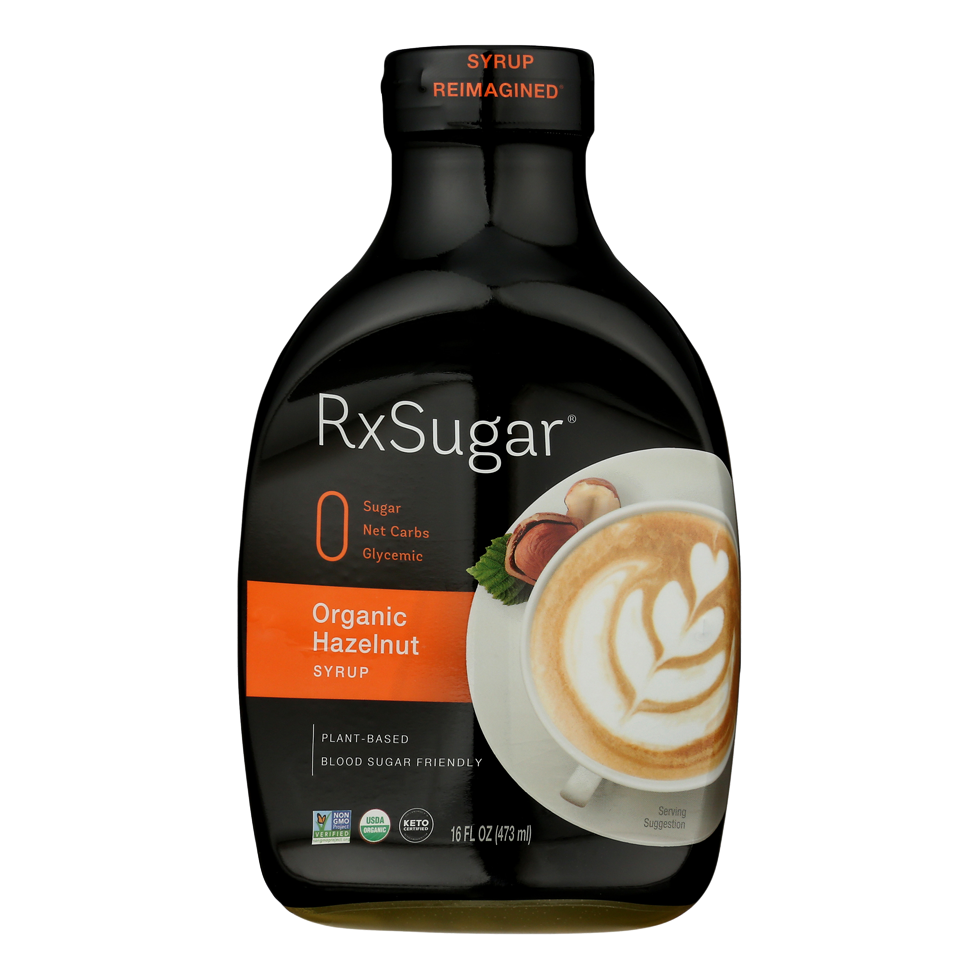 RxSugar® Organic Hazelnut Syrup 16 fl oz