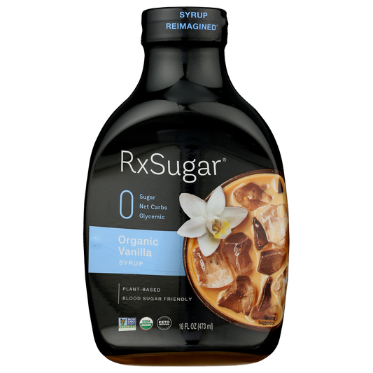 RxSugar® Organic Vanilla Syrup 16 fl oz