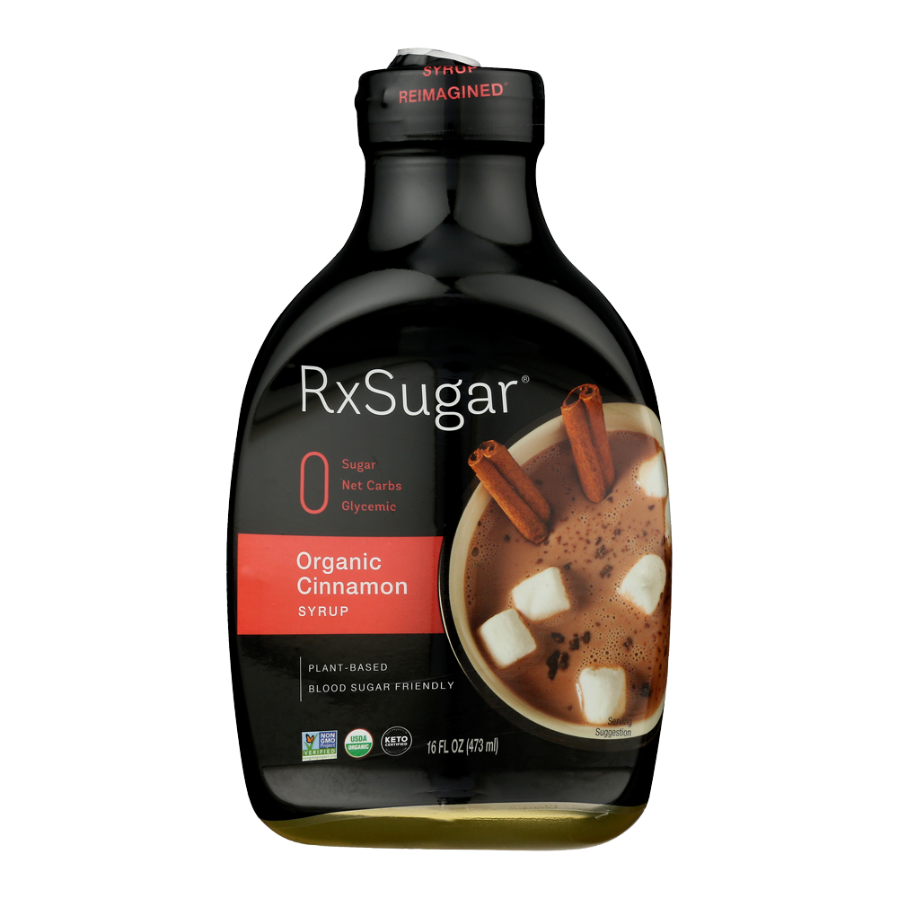 RxSugar® Organic Cinnamon Syrup 16 fl oz