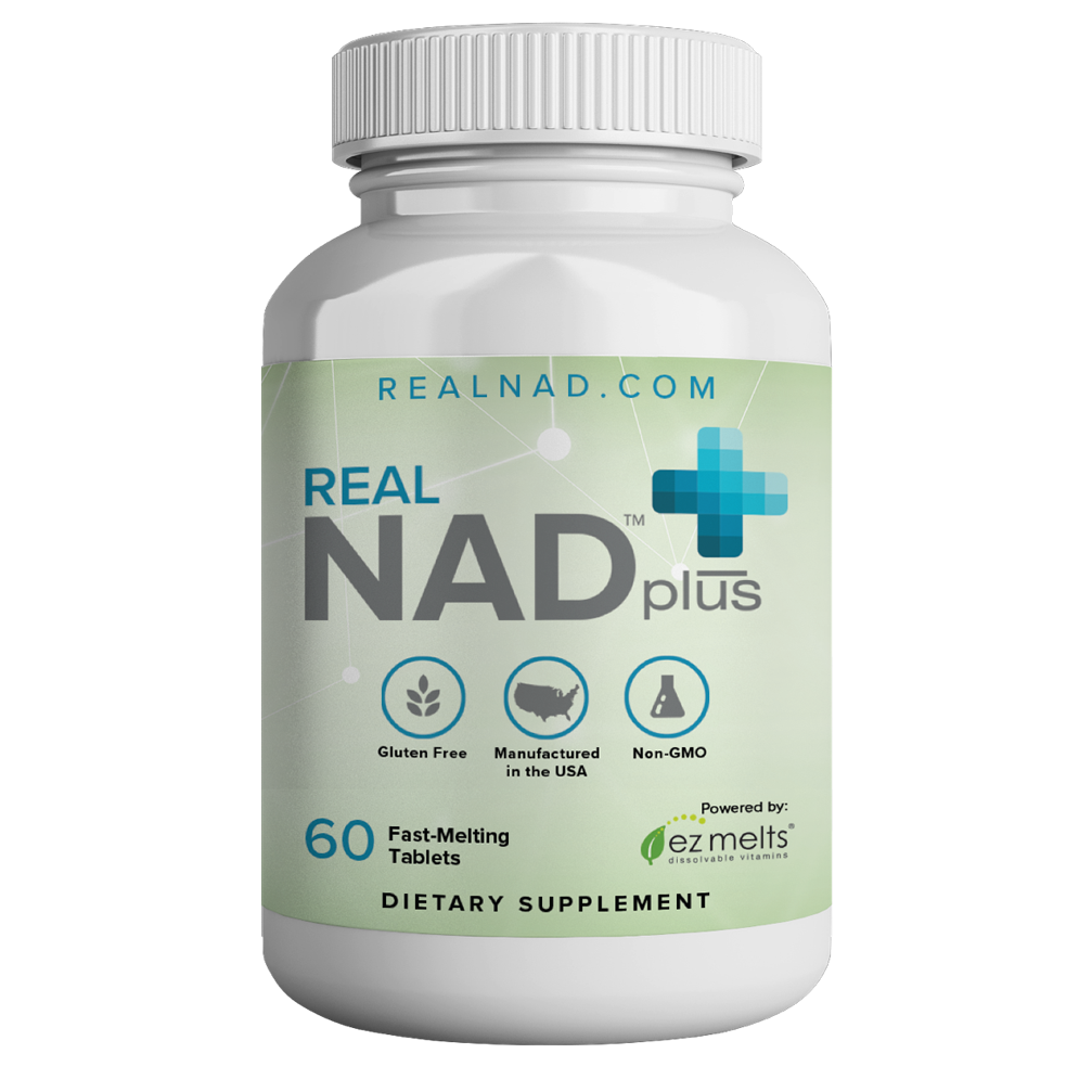 Real NAD+ 60 EZ Melt Tablets