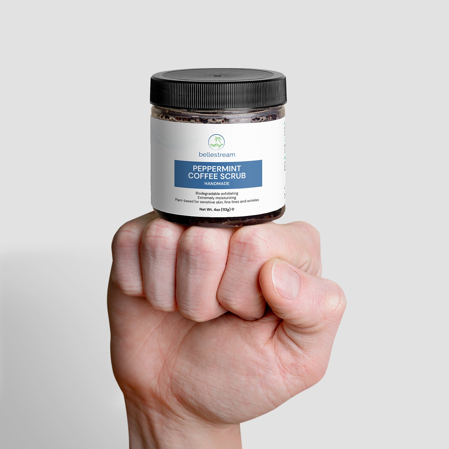 BelleStream Peppermint Coffee Scrub