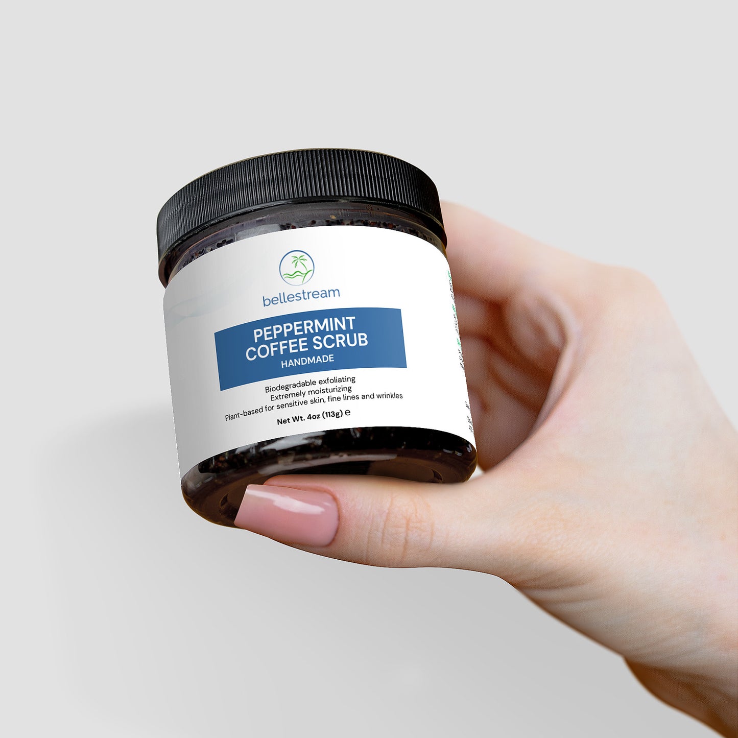 BelleStream Peppermint Coffee Scrub