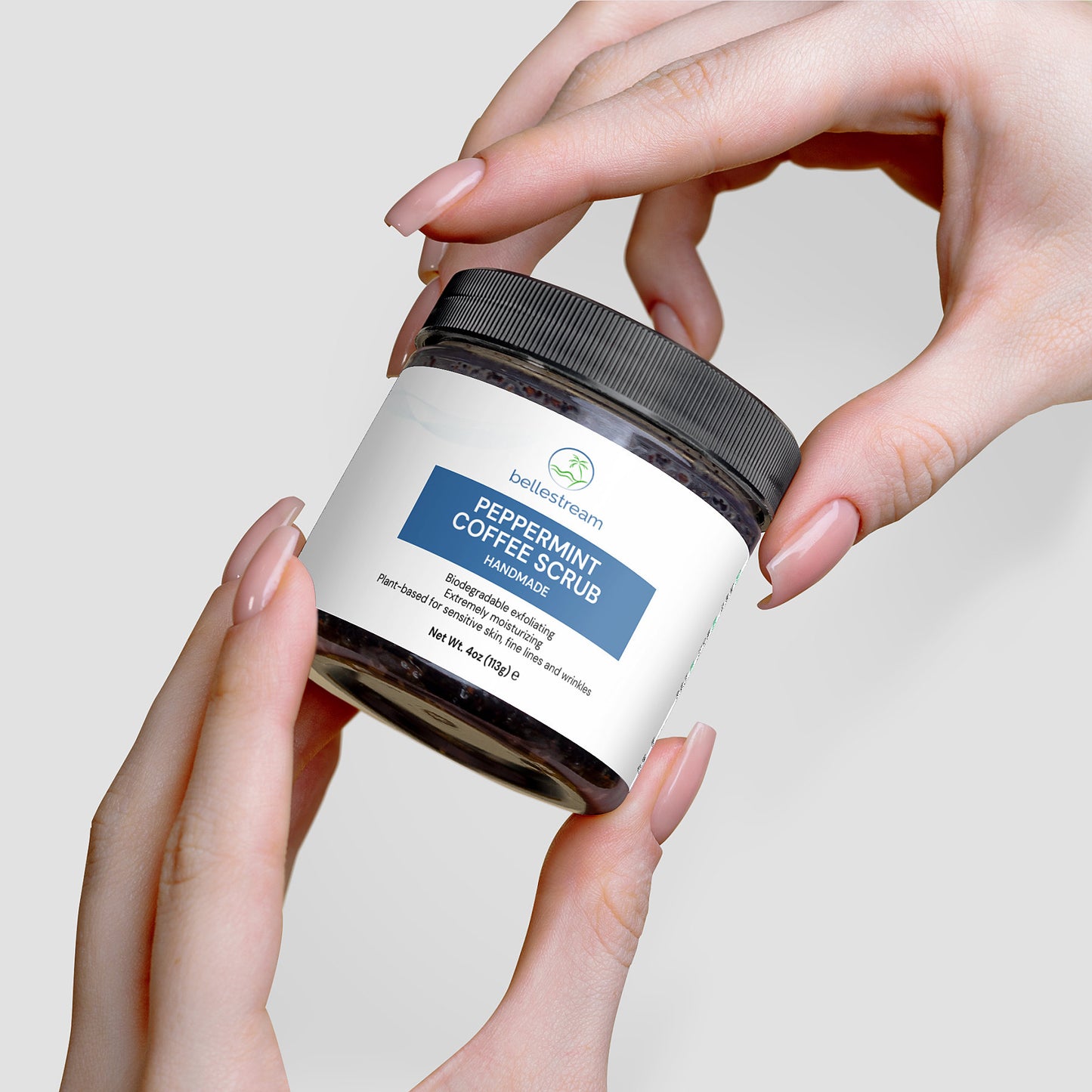 BelleStream Peppermint Coffee Scrub