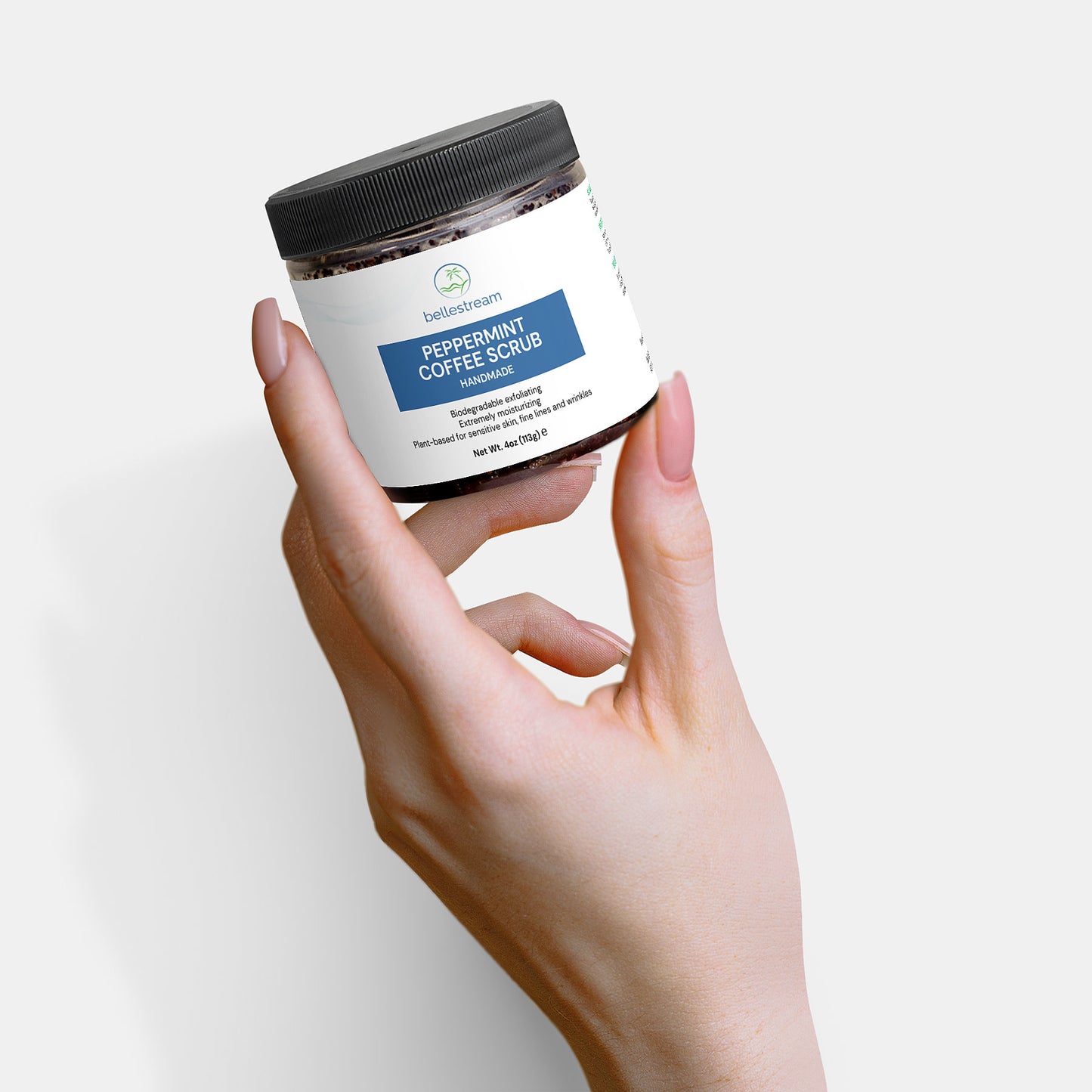 BelleStream Peppermint Coffee Scrub