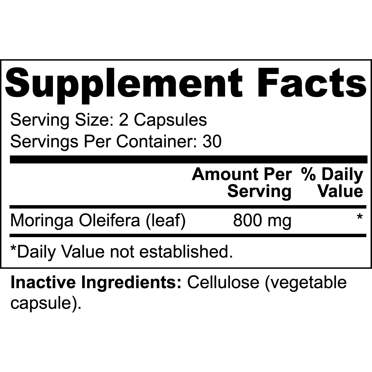 BelleStream Moringa Pure