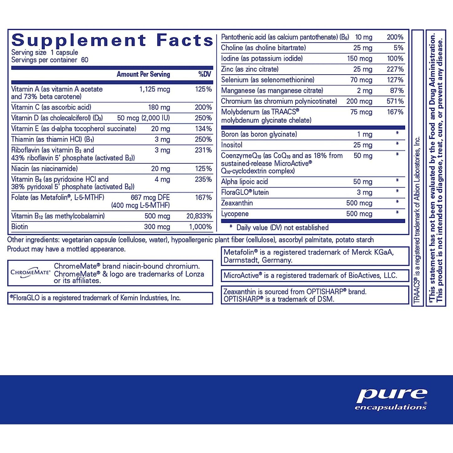 Pure Encapsulations O.N.E. Multivitamin