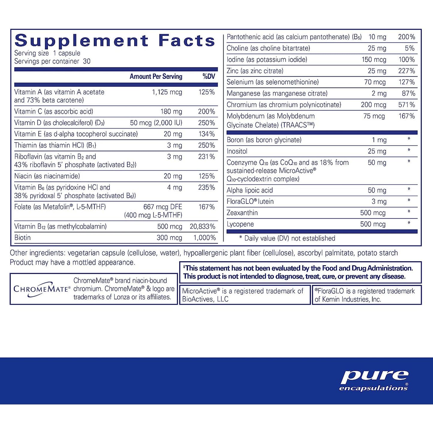 Pure Encapsulations O.N.E. Multivitamin