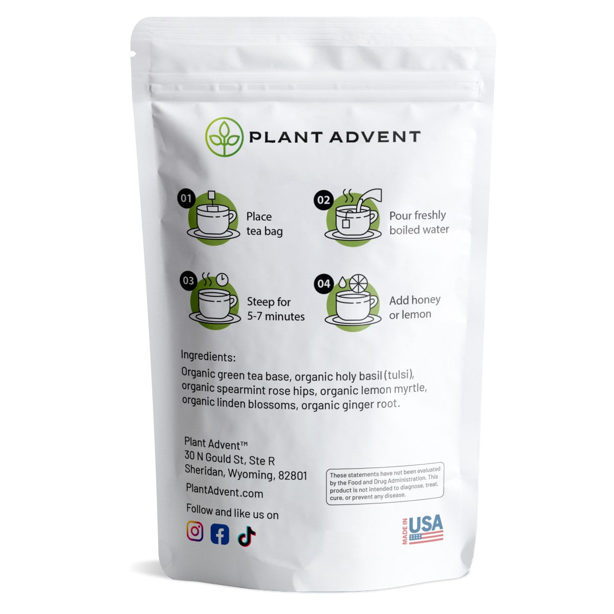 Plant Advent Premium Daily Detox Tea
