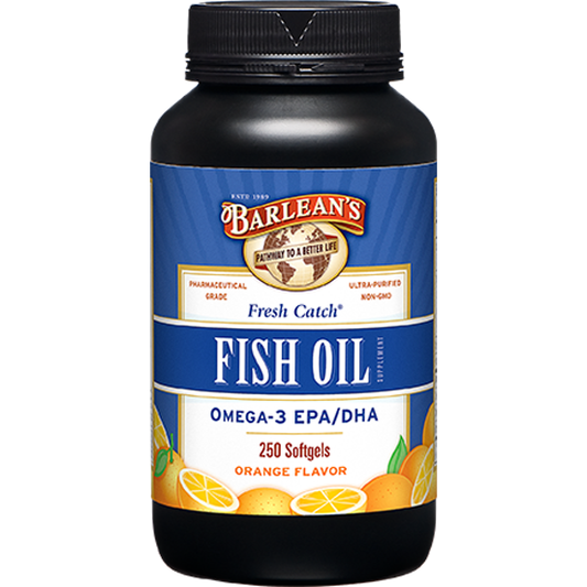 Fresh Catch Fish Oil Orange Flavor 250 Softgels