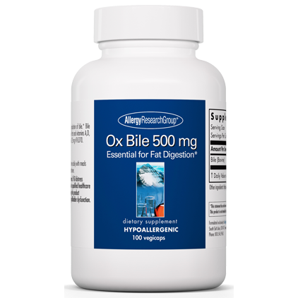 Ox Bile 500 mg 100 Capsules