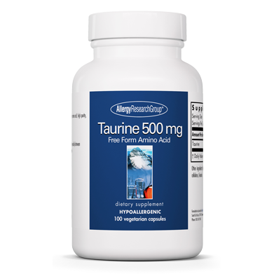 Taurine 500 mg 100 Capsules