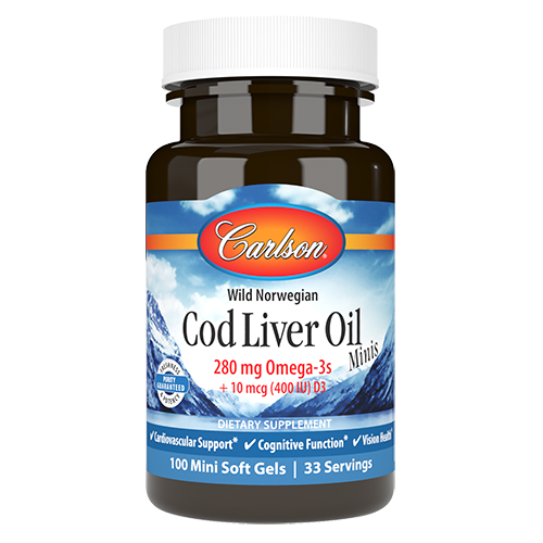Cod Liver Oil Minis 100 Softgels