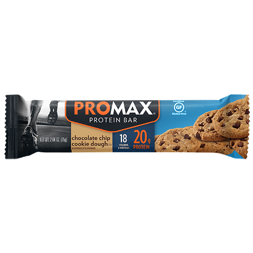 PROMAX Protein Bar Chocolate Chip Cookie Dough 12 Bars