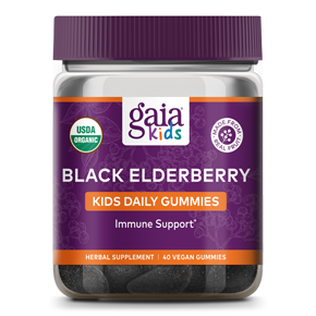 GaiaKids Black Elderberry Kids Daily Gummies 40 Gummies