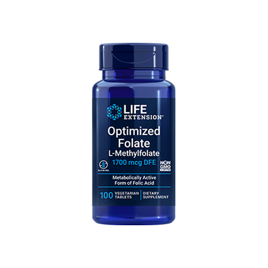 Optimized Folate L-Methylfolate 100 Tablets