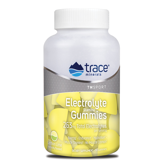 Electrolyte Stamina Gummies Lemon Lime 90 Gummies