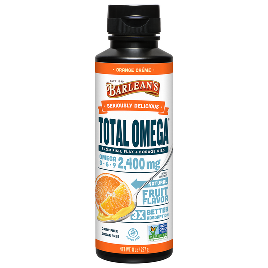 Seriously Delicious Total Omega Orange Creme 8 oz