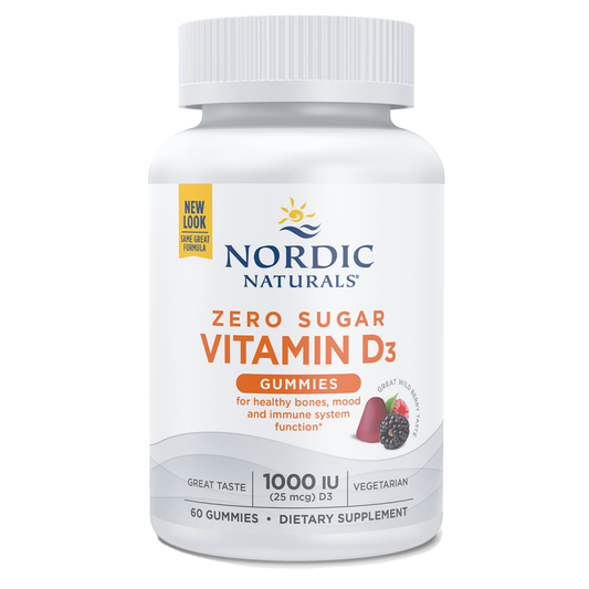 Zero Sugar Vitamin D3 Gummies 60 Gummies