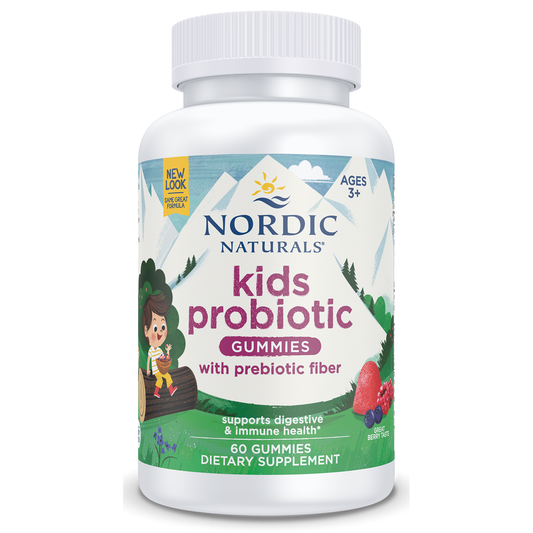 Kids Nordic Flora Probiotic Gummies Merry Berry Punch 60 Gummies