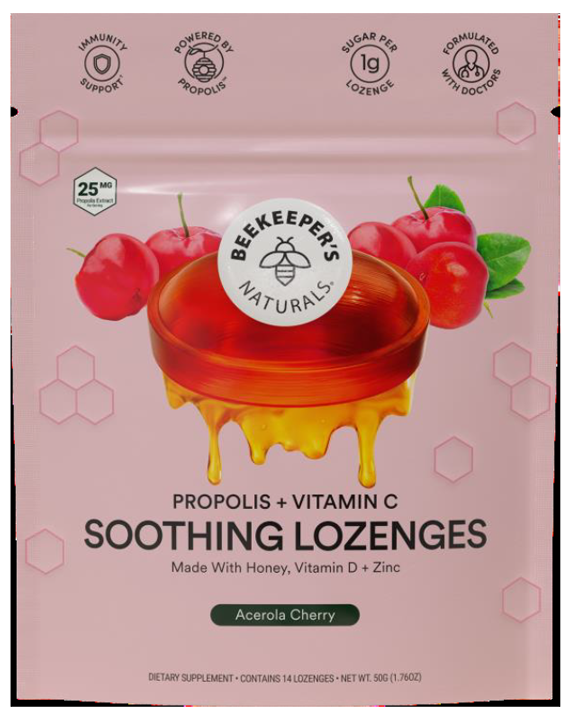 Propolis + VItamin C Lozenges Cherry 14 Lozenges