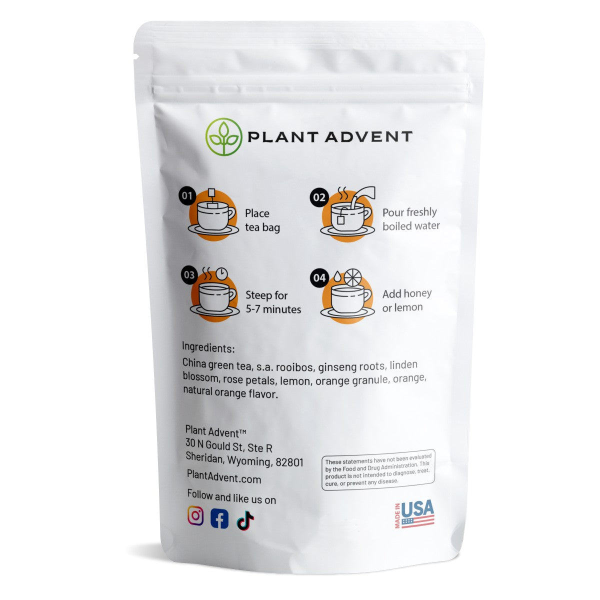 Plant Advent Premium Morning Boost Tea
